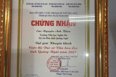 TỔNG KẾT ĐẠI SỨ VĂN HÓA ĐỌC NĂM 2025