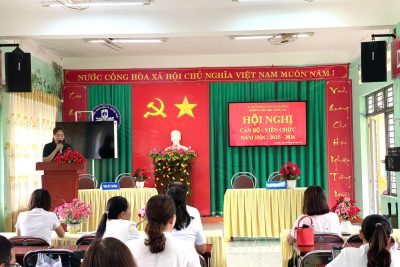 TỔ CHỨC HỘI NGHỊ CÁN BỘ VIÊN CHỨC NĂM HỌC 2025 – 2026